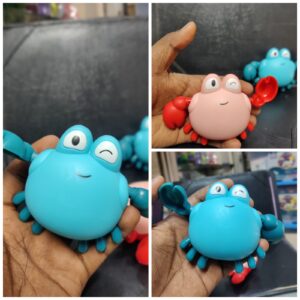 Baby Bath Toy crab Kidsren's Clockwork Bath Baby Swimming Splashing crab -1pcs (Any Color)