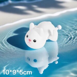 Baby Bath Toy water rabbit Clockwork Kidsren's Bath Baby Swimming -1pcs (Any Color)