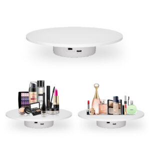 Turntable King Electric Turntable Photography Live Hand-made Model Display Mobile Phone Shooting Rotating Display Stand Camera Accessories -1pcs